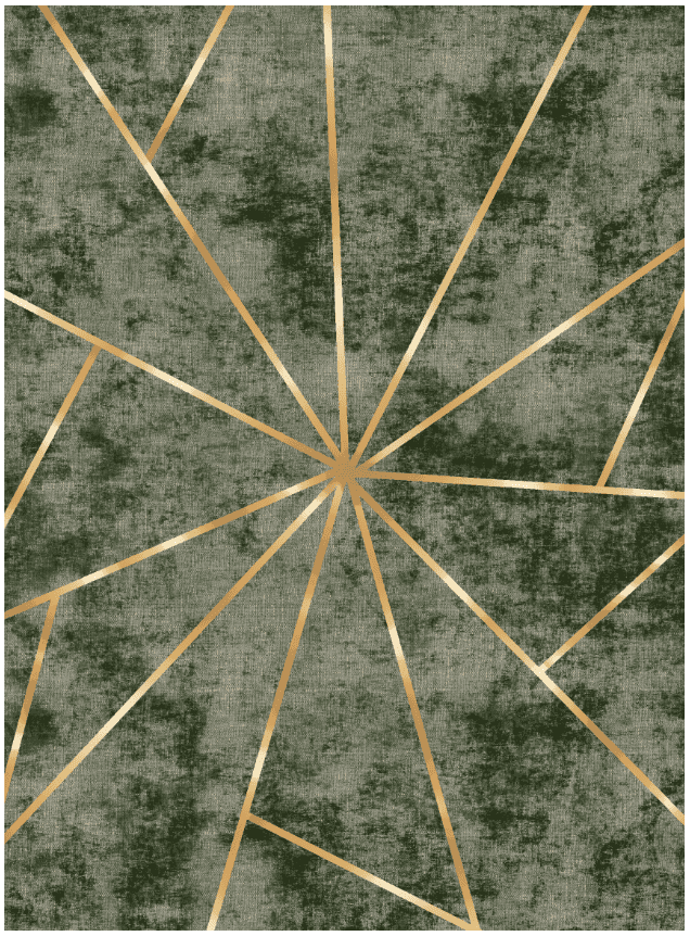 Wiltonmatta - Bellizzi (grön) (Storlek: 200 x 280 cm)