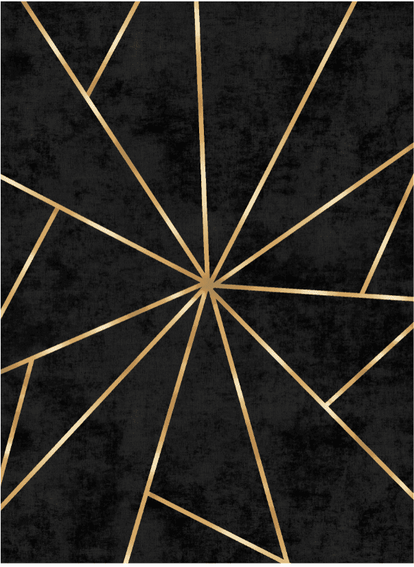 Wiltonmatta - Bellizzi (svart) (Storlek: 160 x 230 cm)