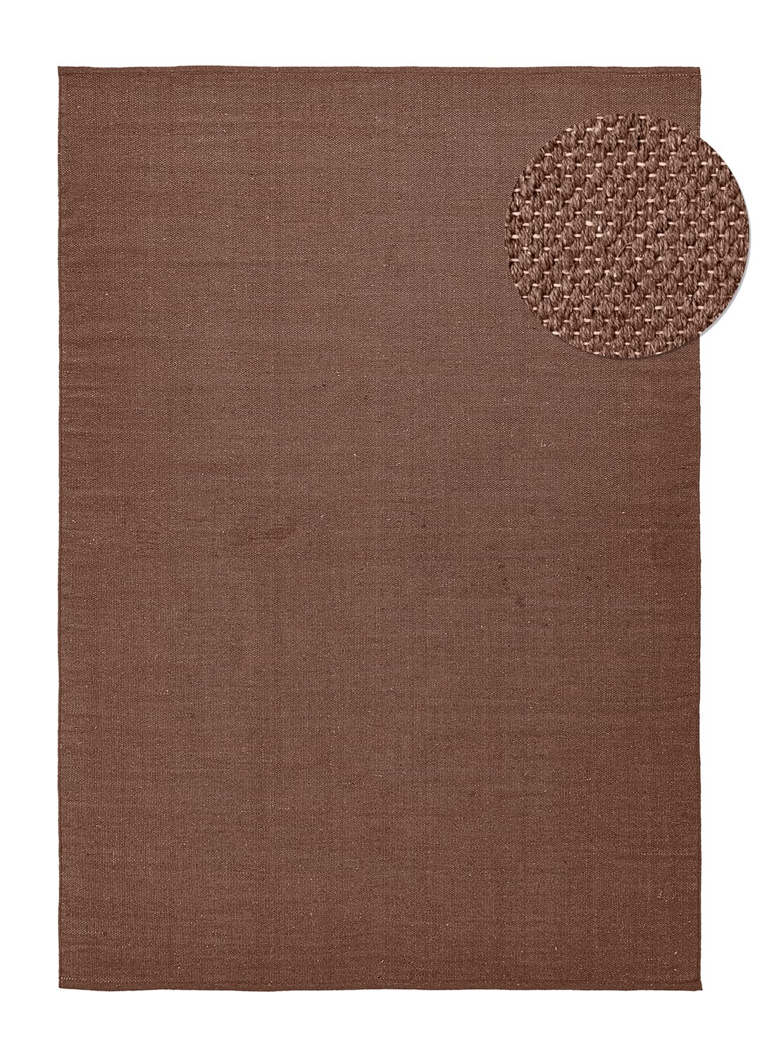 Bomullsmatta - Rigolet (brun) (Storlek: 80 x 150 cm)