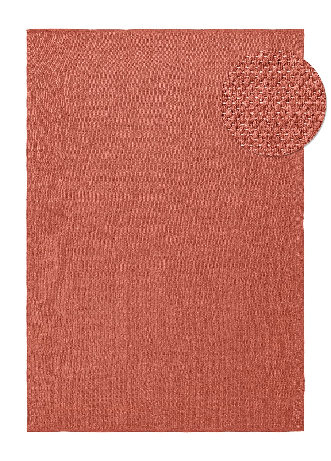 Bomullsmatta - Rigolet (terrakotta) (Storlek: 80 x 150 cm)