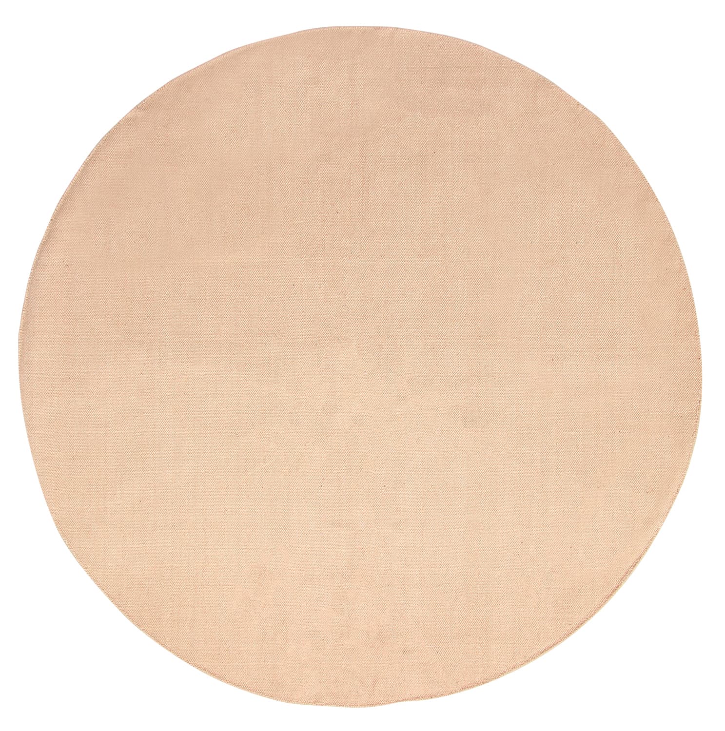 Rund bomullsmatta - Billie (beige) (Storlek: Ø 200 cm)