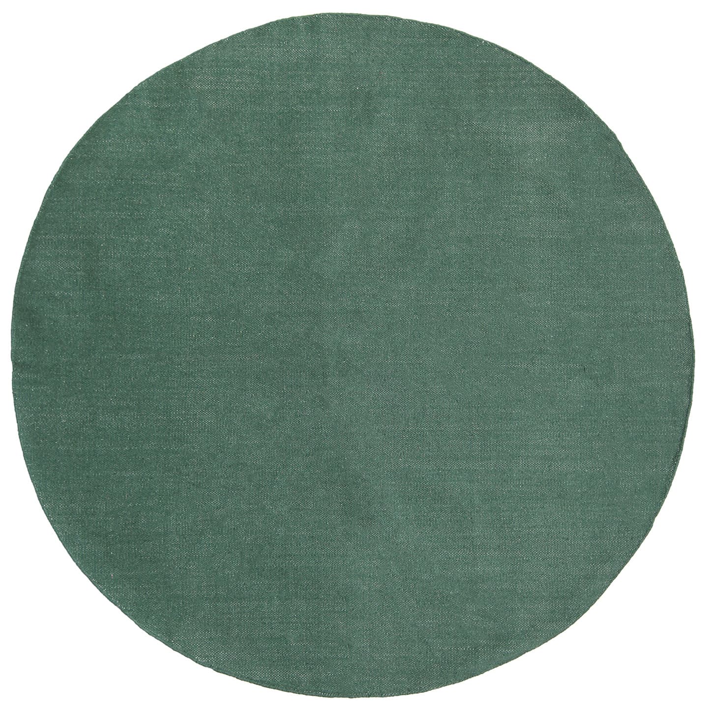 Rund bomullsmatta - Billie (grön) (Storlek: Ø 200 cm)