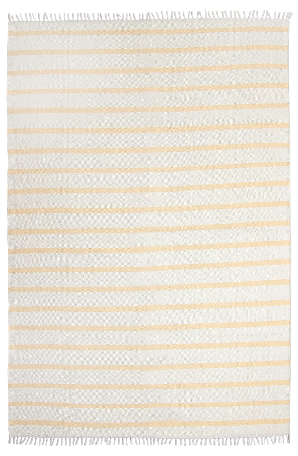 Bomullsmatta - Helle (gul) (Storlek: 60 x 120 cm)