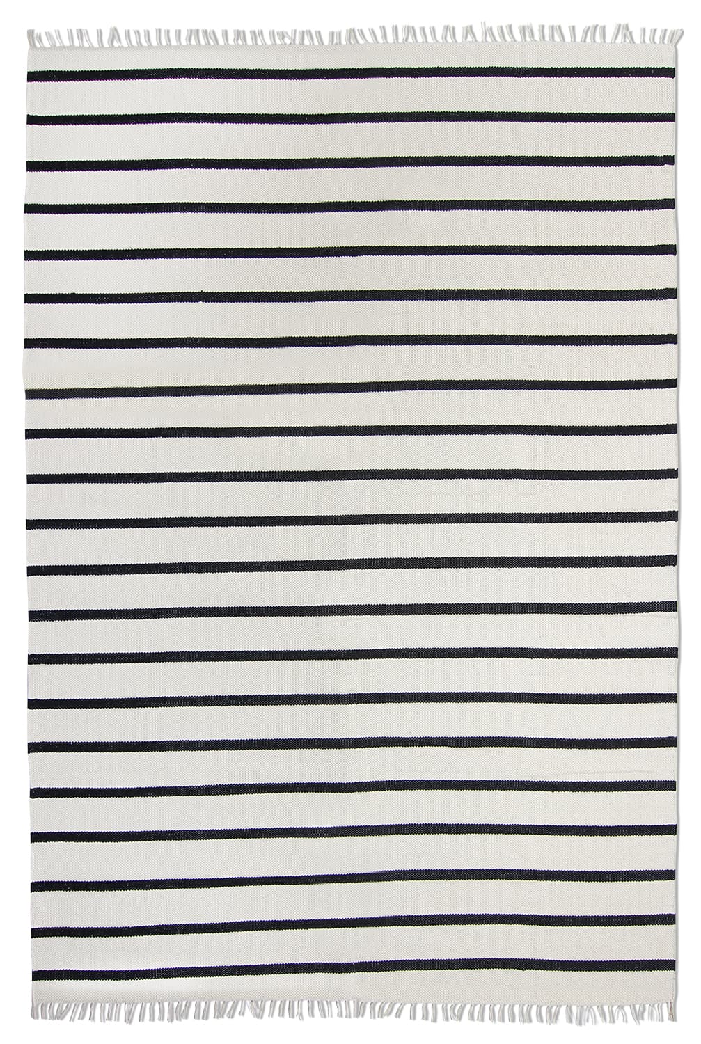 Bomullsmatta - Helle (offwhite/svart) (Storlek: 60 x 120 cm)