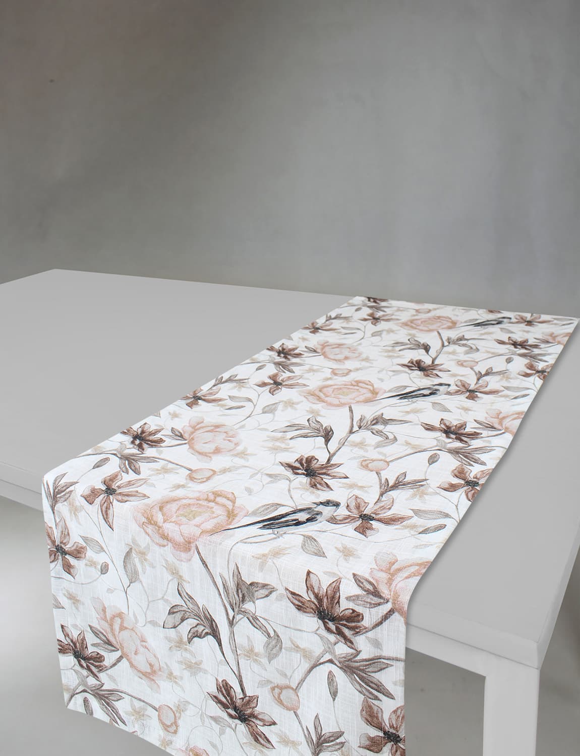 Bordslöpare - Löpare Gullan (beige) (Storlek: 40 x 140 cm)