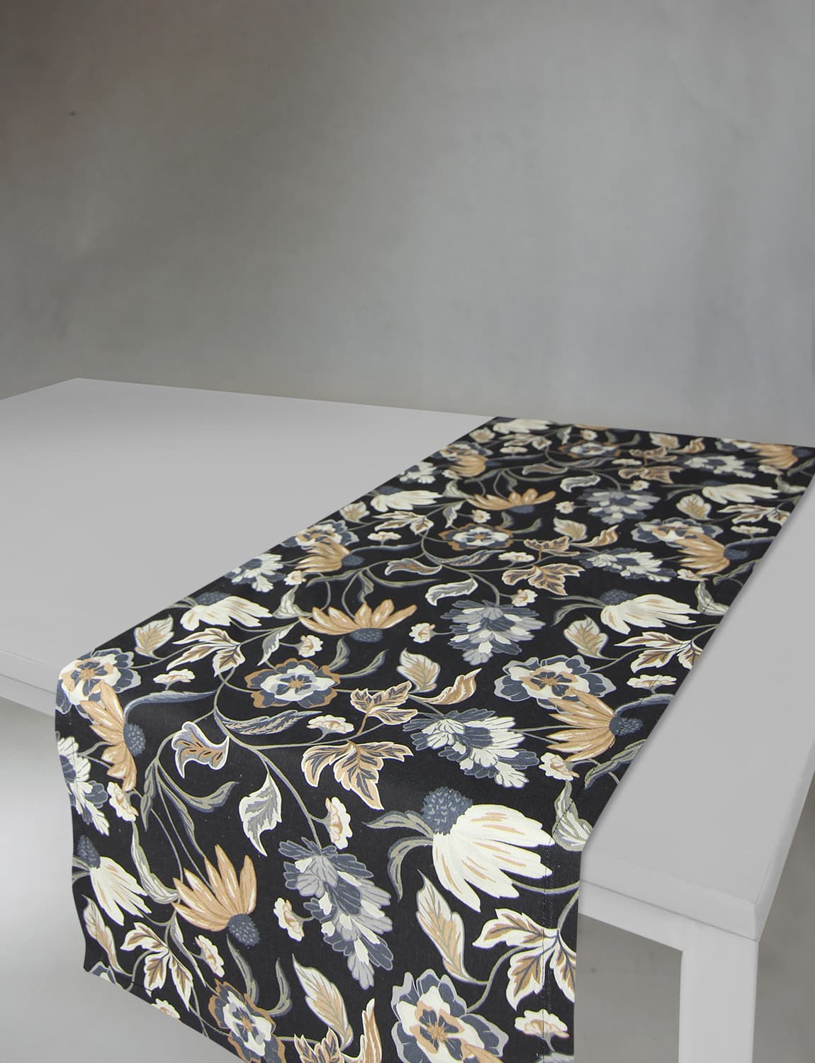 Bordslöpare - Löpare Mathilde (blå) (Storlek: 40 x 140 cm)