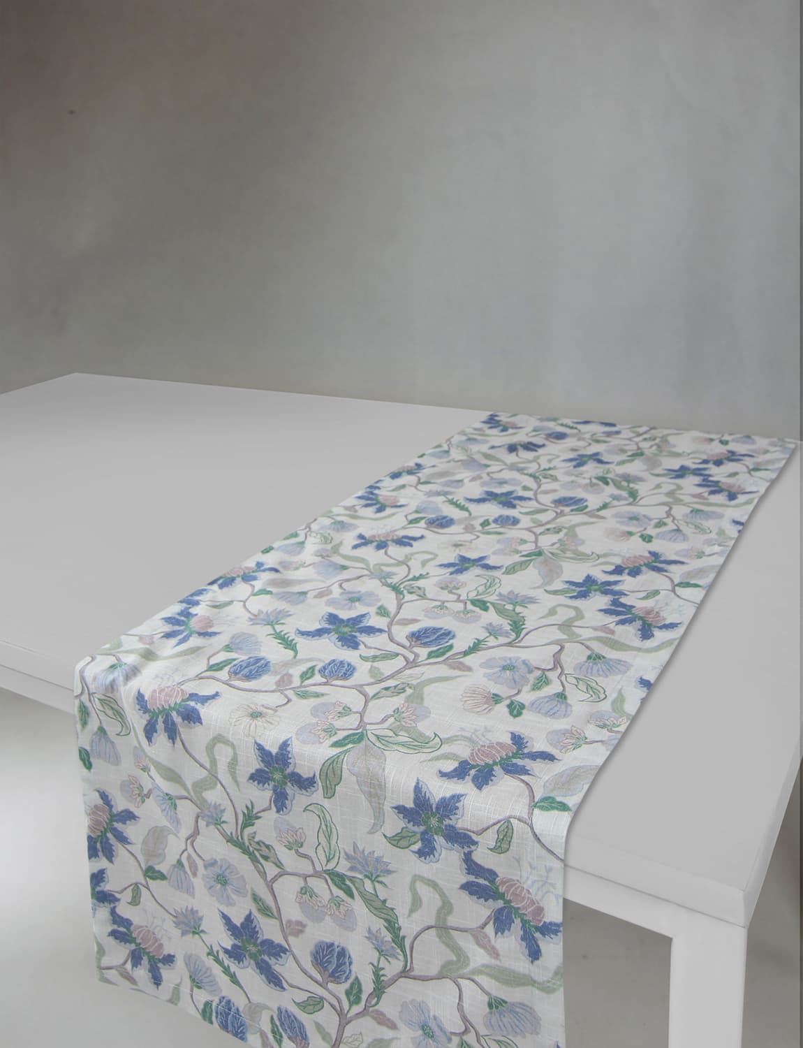Bordslöpare - Löpare Sollan (grön) (Storlek: 40 x 140 cm)