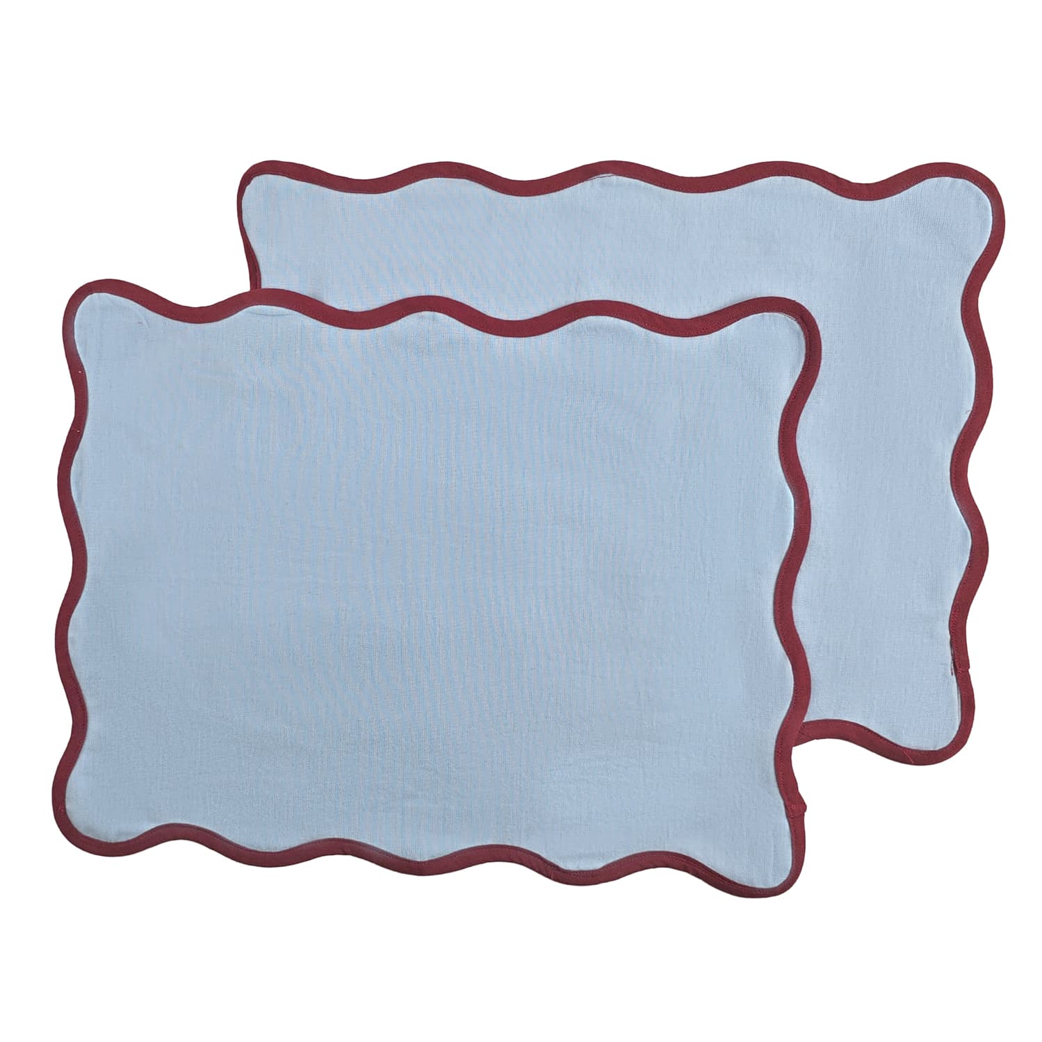 Bordstablett - 2-pack Yrsa (blå) (Storlek: 35 x 45 cm)