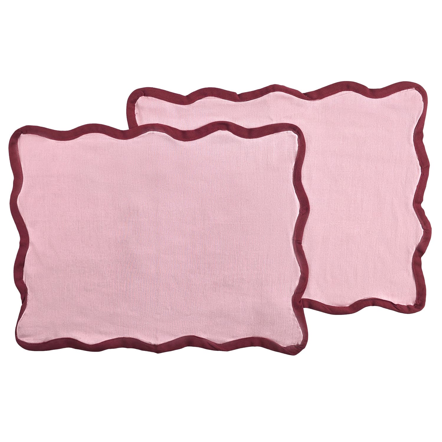 Bordstablett - 2-pack Yrsa (rosa) (Storlek: 35 x 45 cm)
