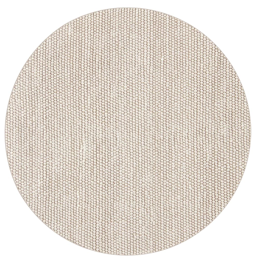 Rund matta - Avafors Wool Bubble (beige) (Storlek: Ø 200 cm)