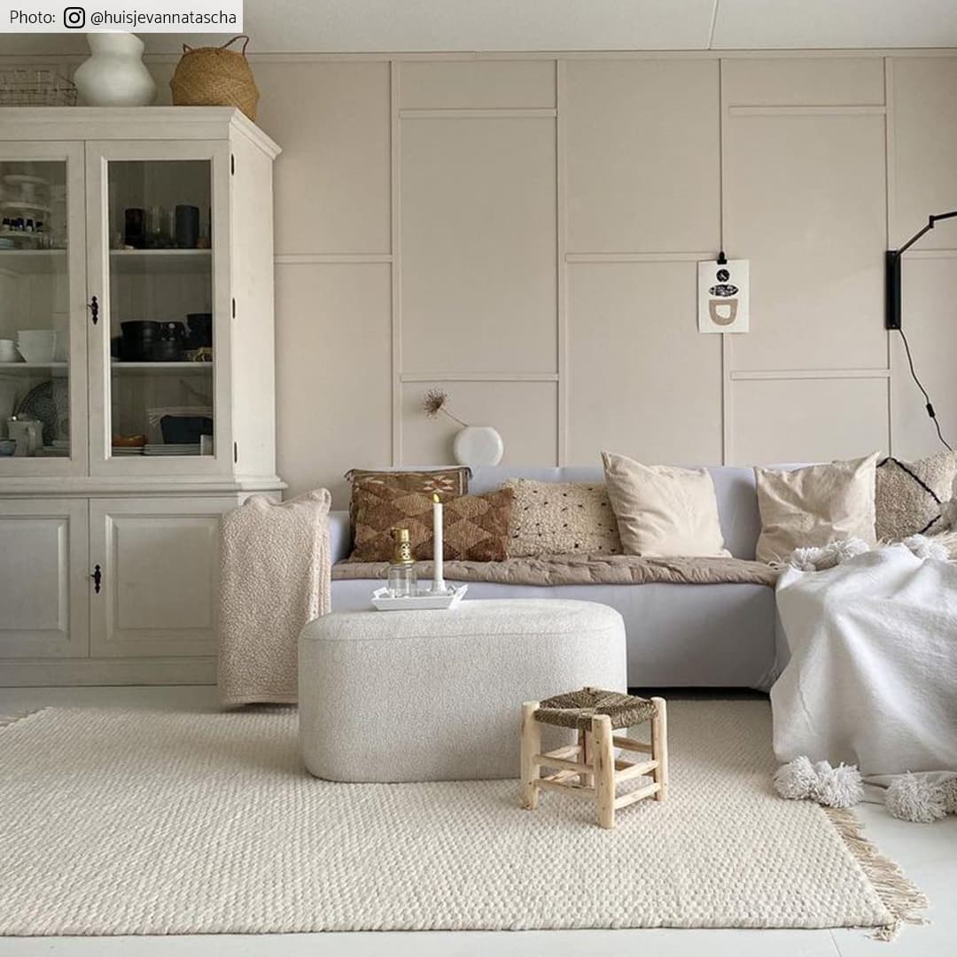 Ullmatta - Cartmel (offwhite) (Storlek: 240 x 340 cm)