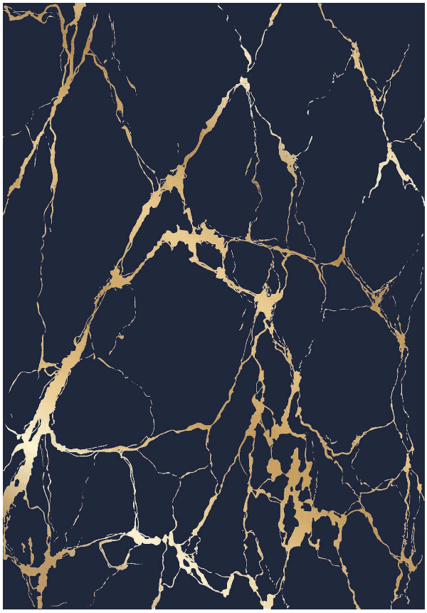 Wiltonmatta - Cesina (svart/guld) (Storlek: 200 x 280 cm)
