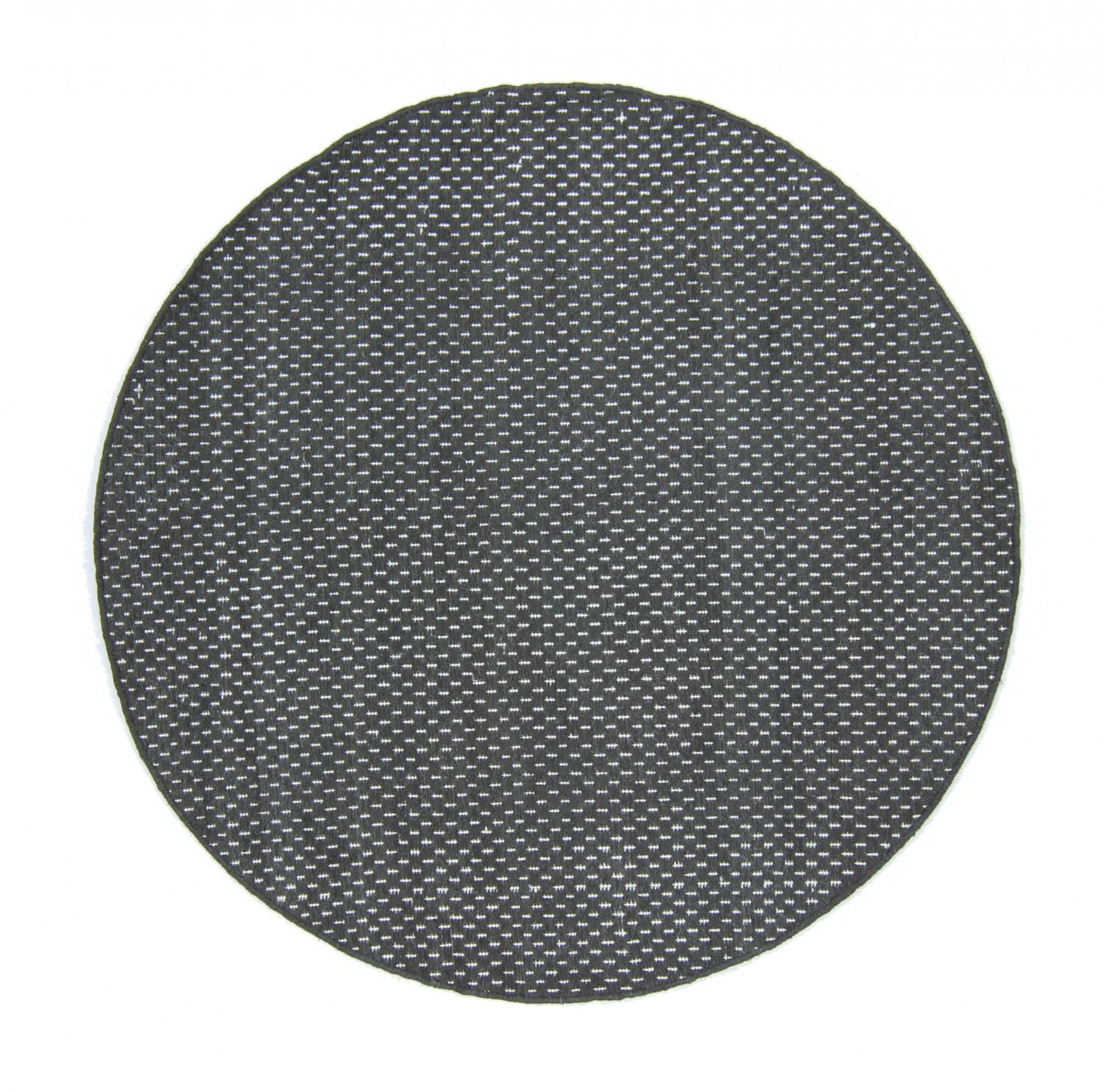 Rund matta - Clovelly (mörkgrå) (Storlek: Ø 200 cm)