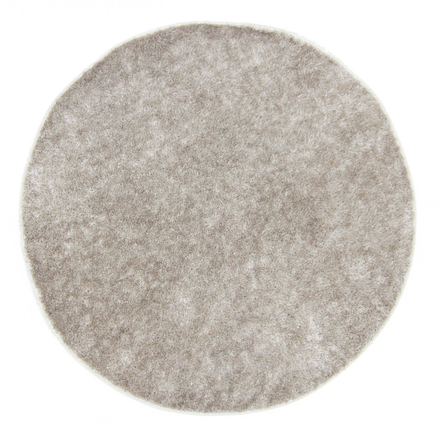 Runda mattor - Cosy (greige) (Storlek: Ø 80 cm)