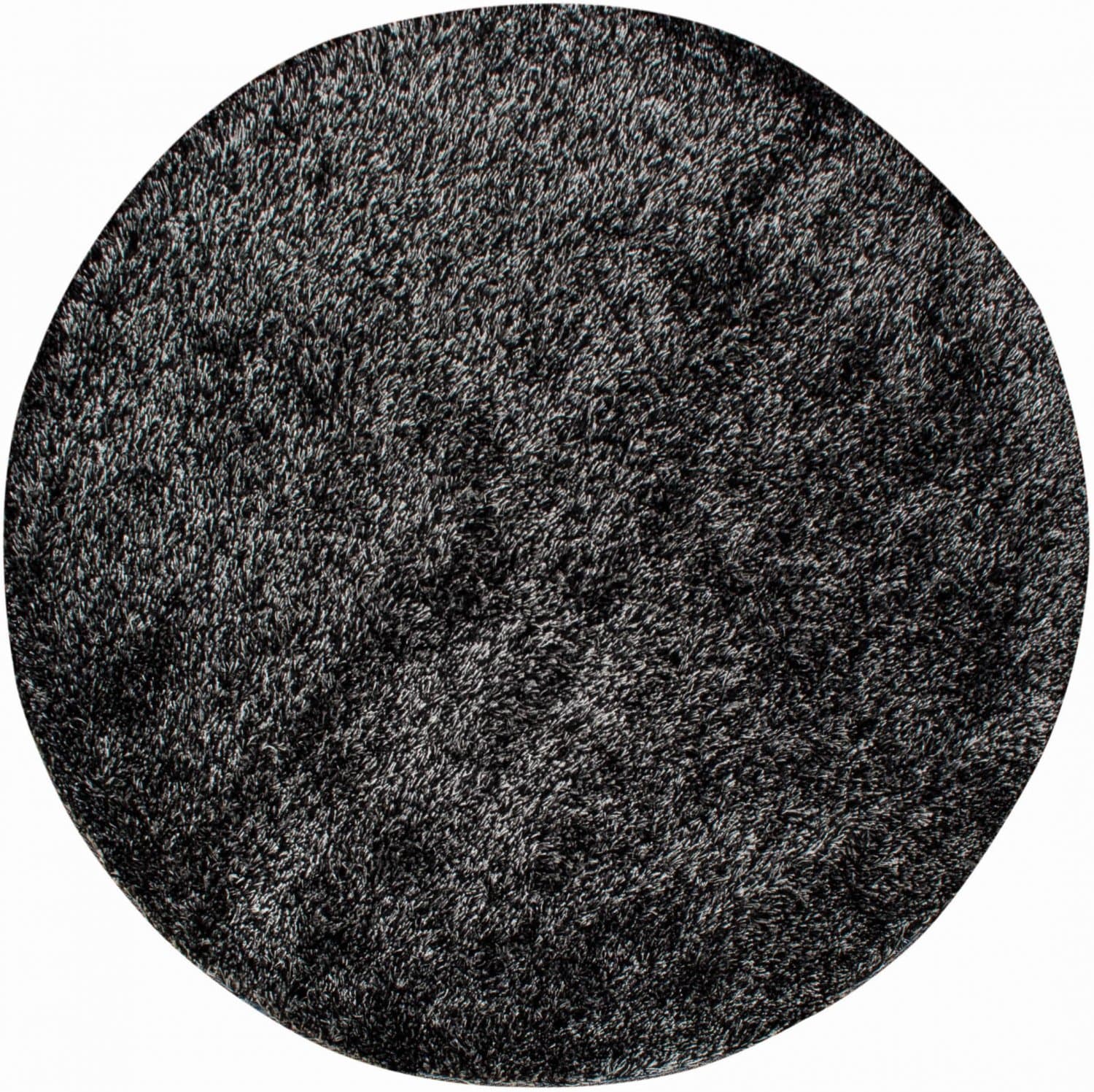 Runda mattor - Cosy (antracit) (Storlek: Ø 80 cm)