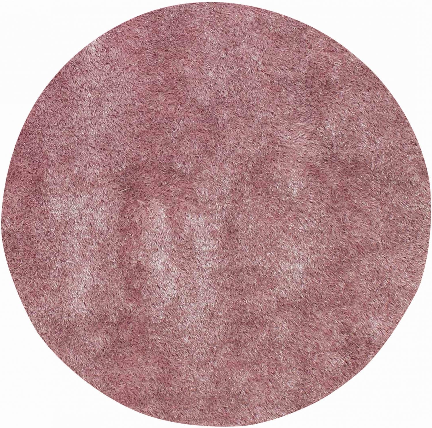 Runda mattor - Cosy (rosa) (Storlek: Ø 80 cm)