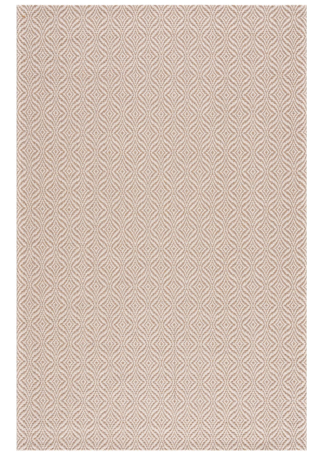 Bomullsmatta - Hvitanes (beige) (Storlek: 75 x 150 cm)