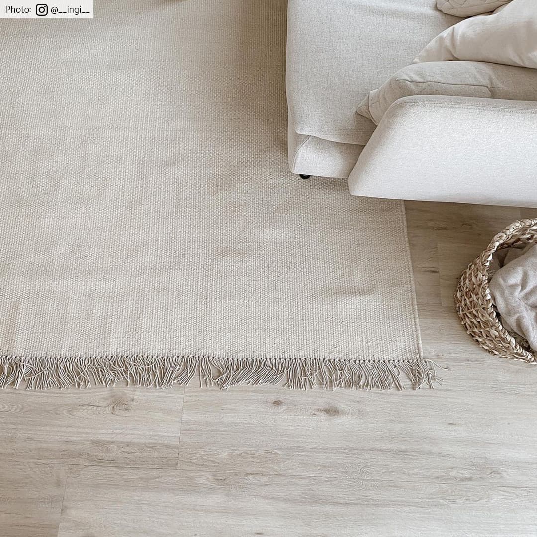 Ullmatta - Bibury (cream) (Storlek: 300 x 400 cm)