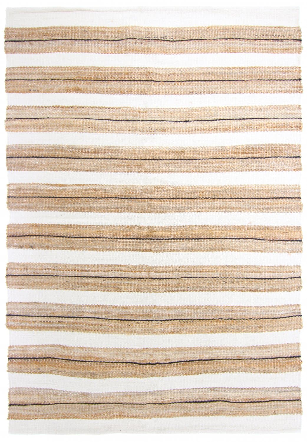 Trasmatta - Devli (beige/vit/svart) (Storlek: 60 x 120 cm)