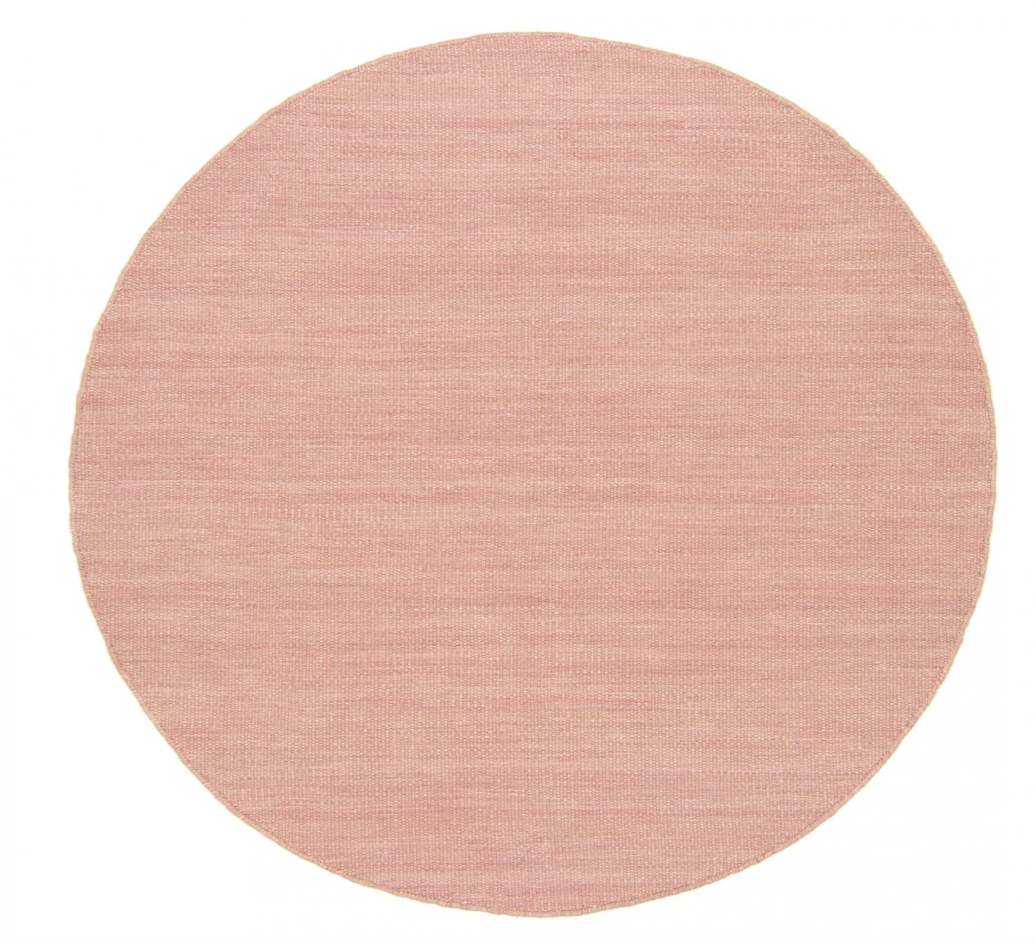 Rund matta - Dhurry (rosa) (Storlek: Ø 200 cm)