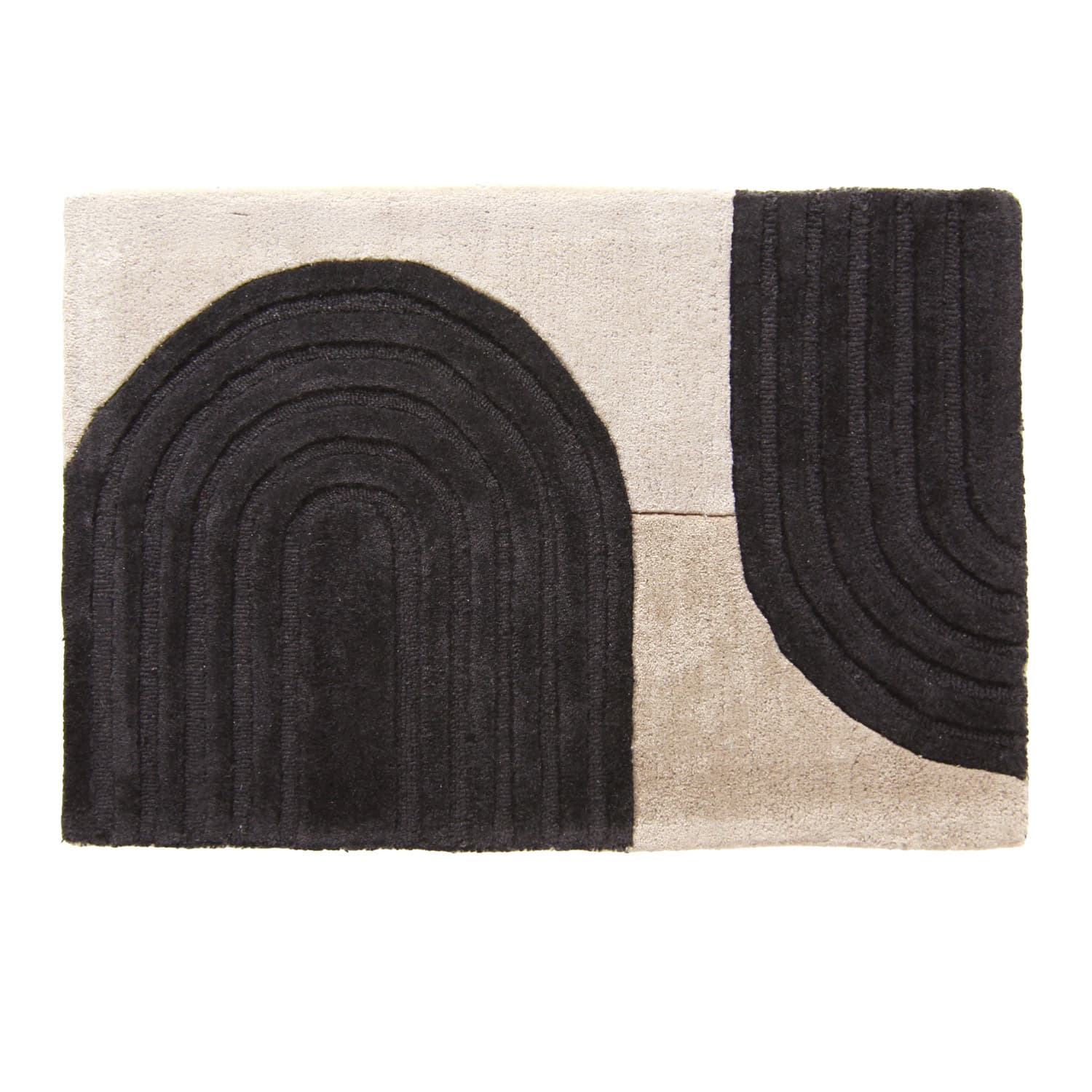 Dörrmatta - Sabri (svart/multi) (Storlek: 60 x 90 cm)