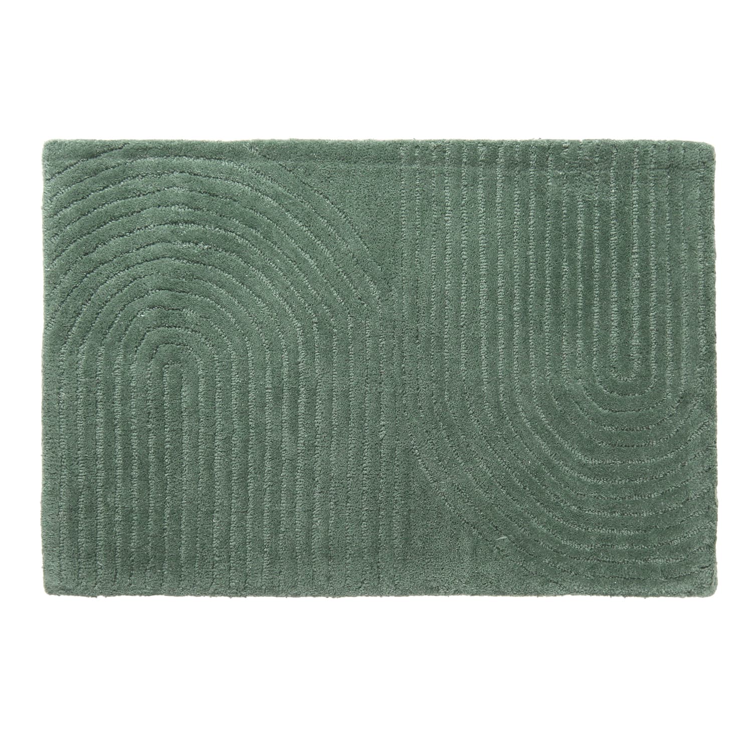 Dörrmatta - Celso (mörkgrön) (Storlek: 60 x 90 cm)