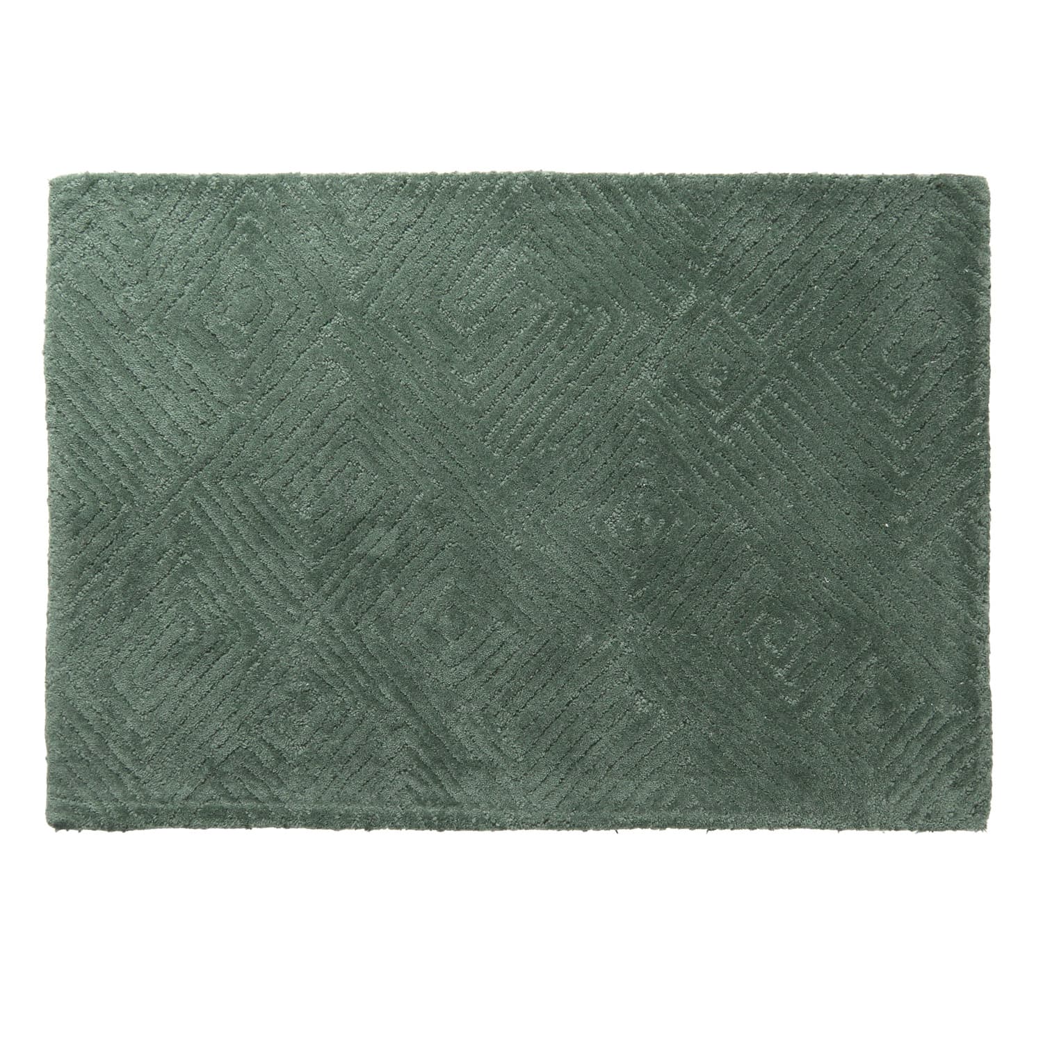Dörrmatta - Nevena (mörkgrön) (Storlek: 60 x 90 cm)