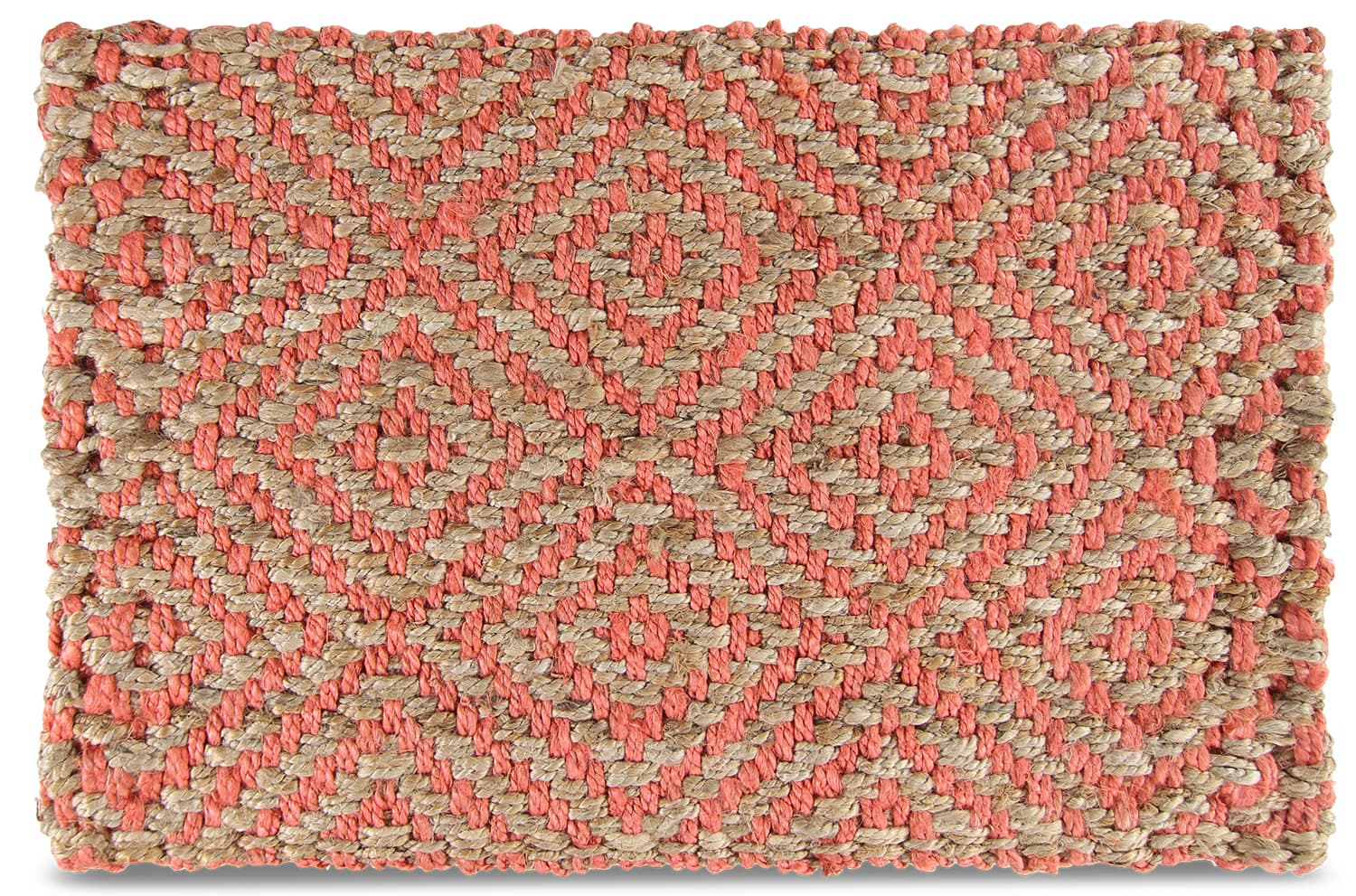 Dörrmatta - Amara (natur/terracotta) (Storlek: 60 x 90 cm)