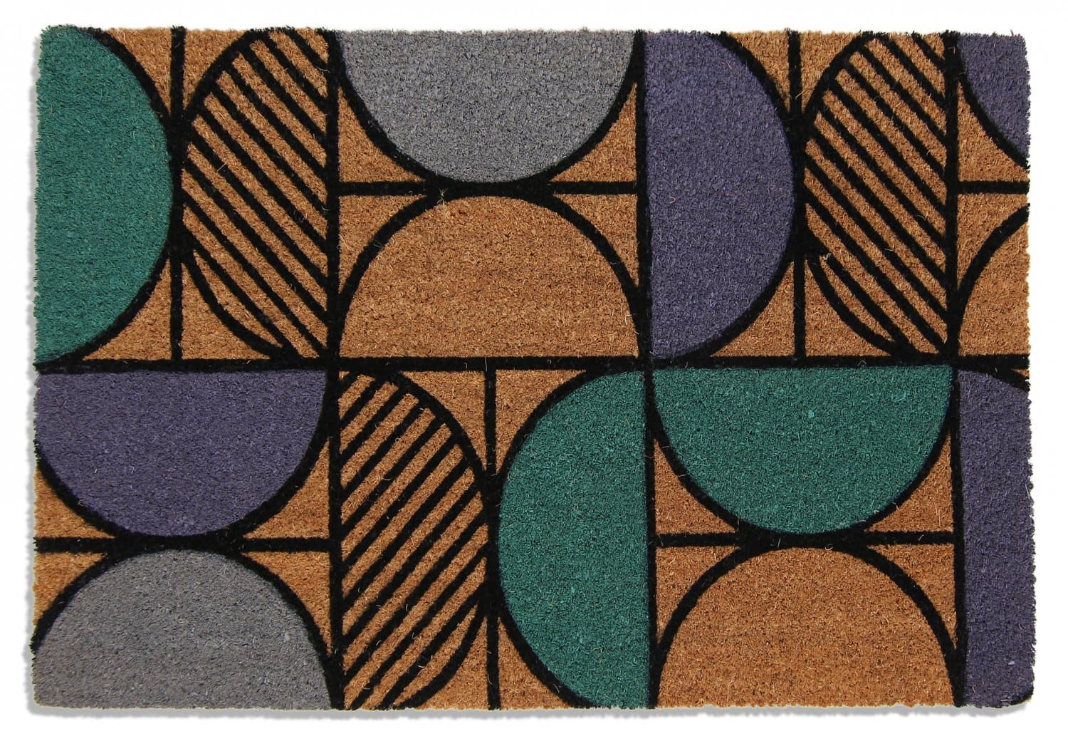 Dörrmatta - Loreen (blå) (Storlek: 60 x 90 cm)