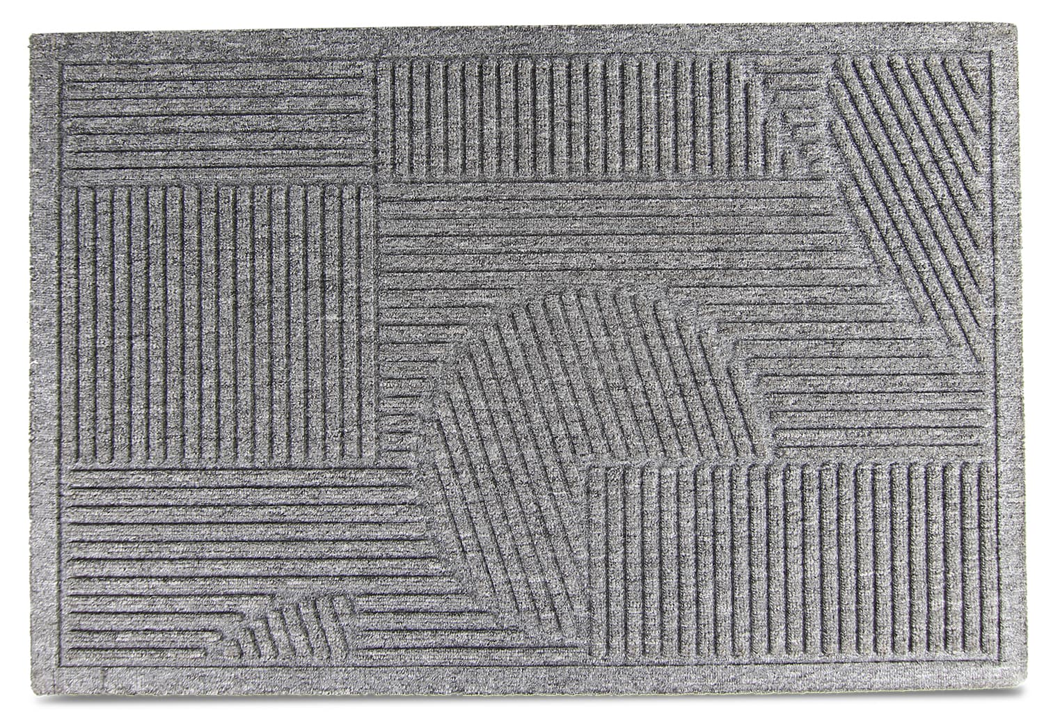 Dörrmatta - Paige (grå) (Storlek: 60 x 90 cm)