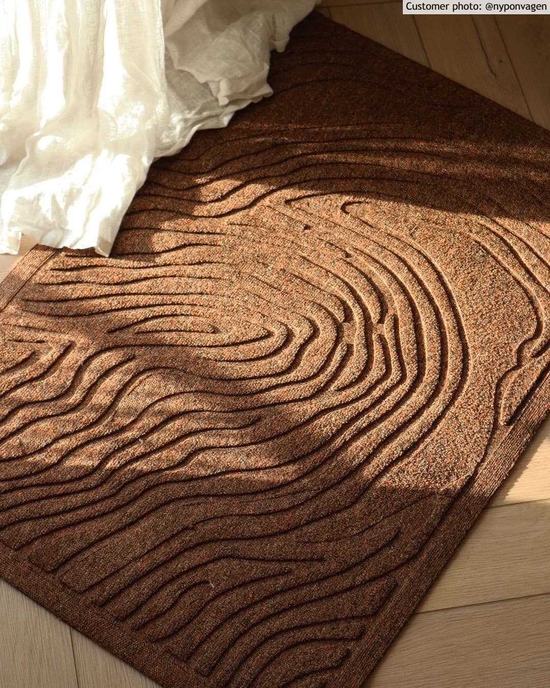 Dörrmatta - Tessa (sand) (Storlek: 60 x 90 cm)