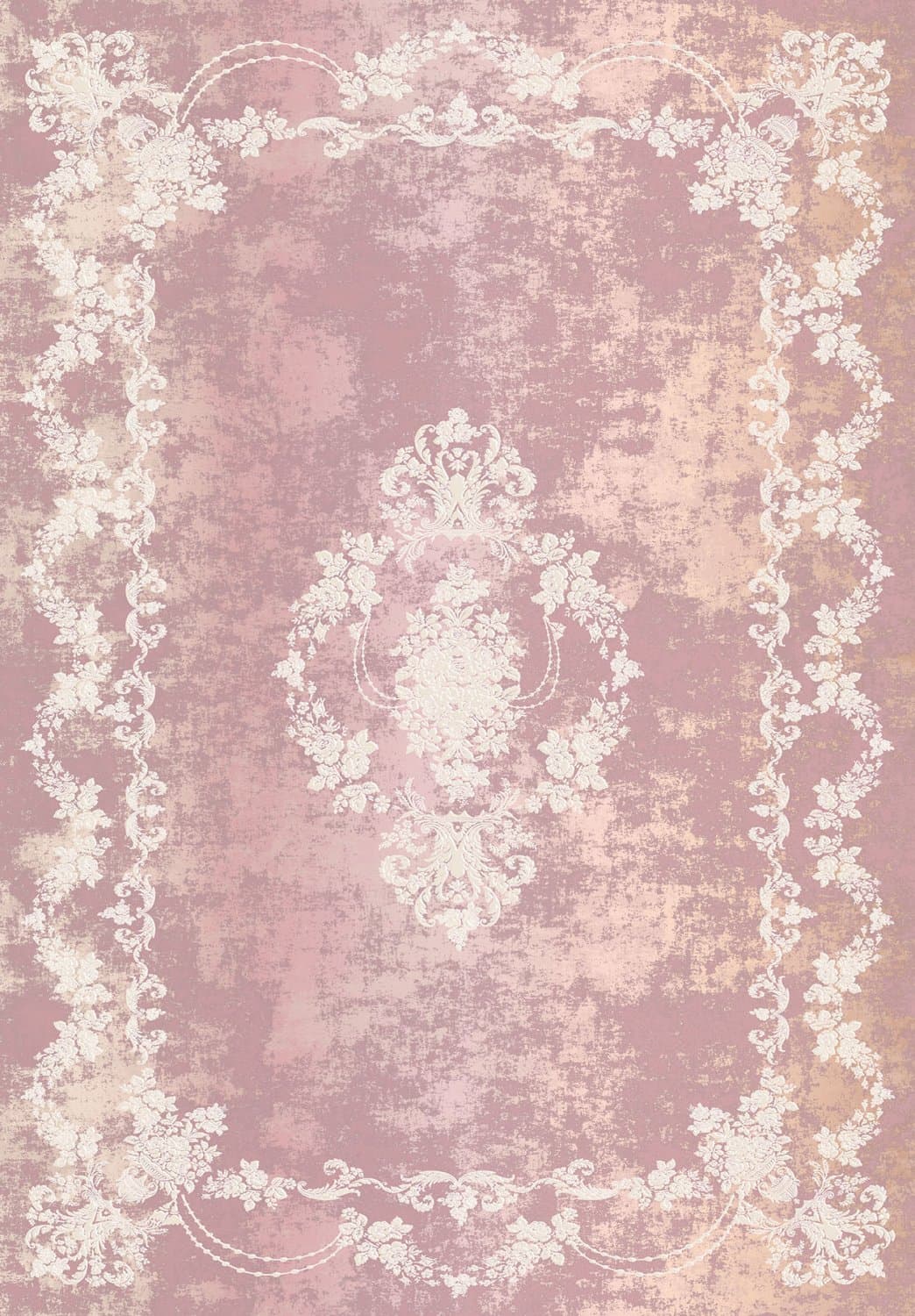 Wiltonmatta - Nefta (rosa) (Storlek: 160 x 230 cm)