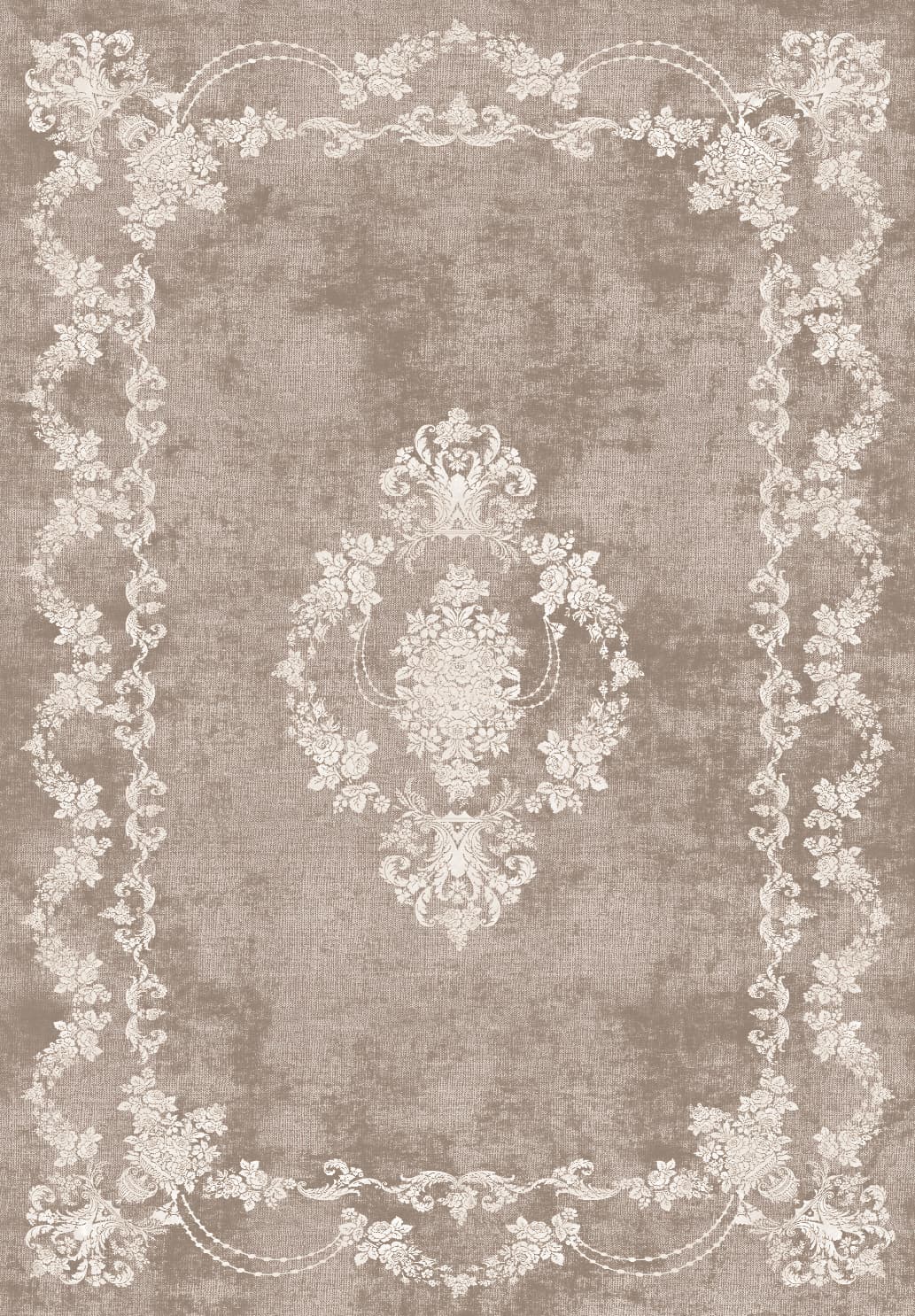 Wiltonmatta - Taknis (taupe) (Storlek: 200 x 280 cm)
