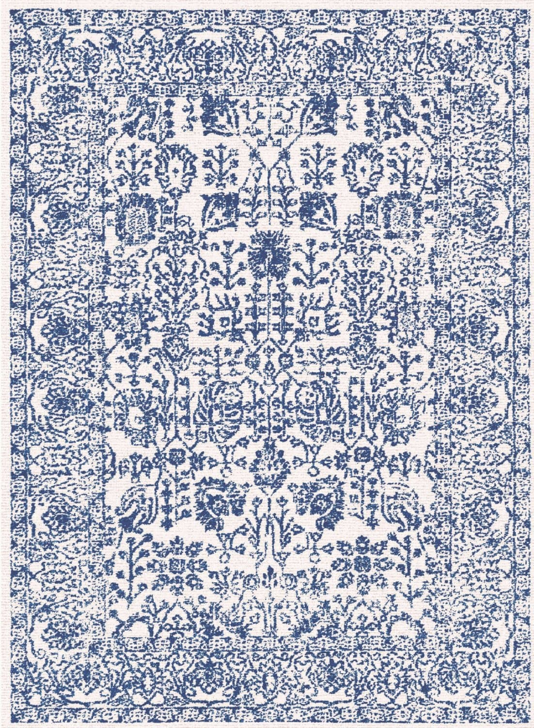 Wiltonmatta - Perouges (blå) (Storlek: 160 x 230 cm)