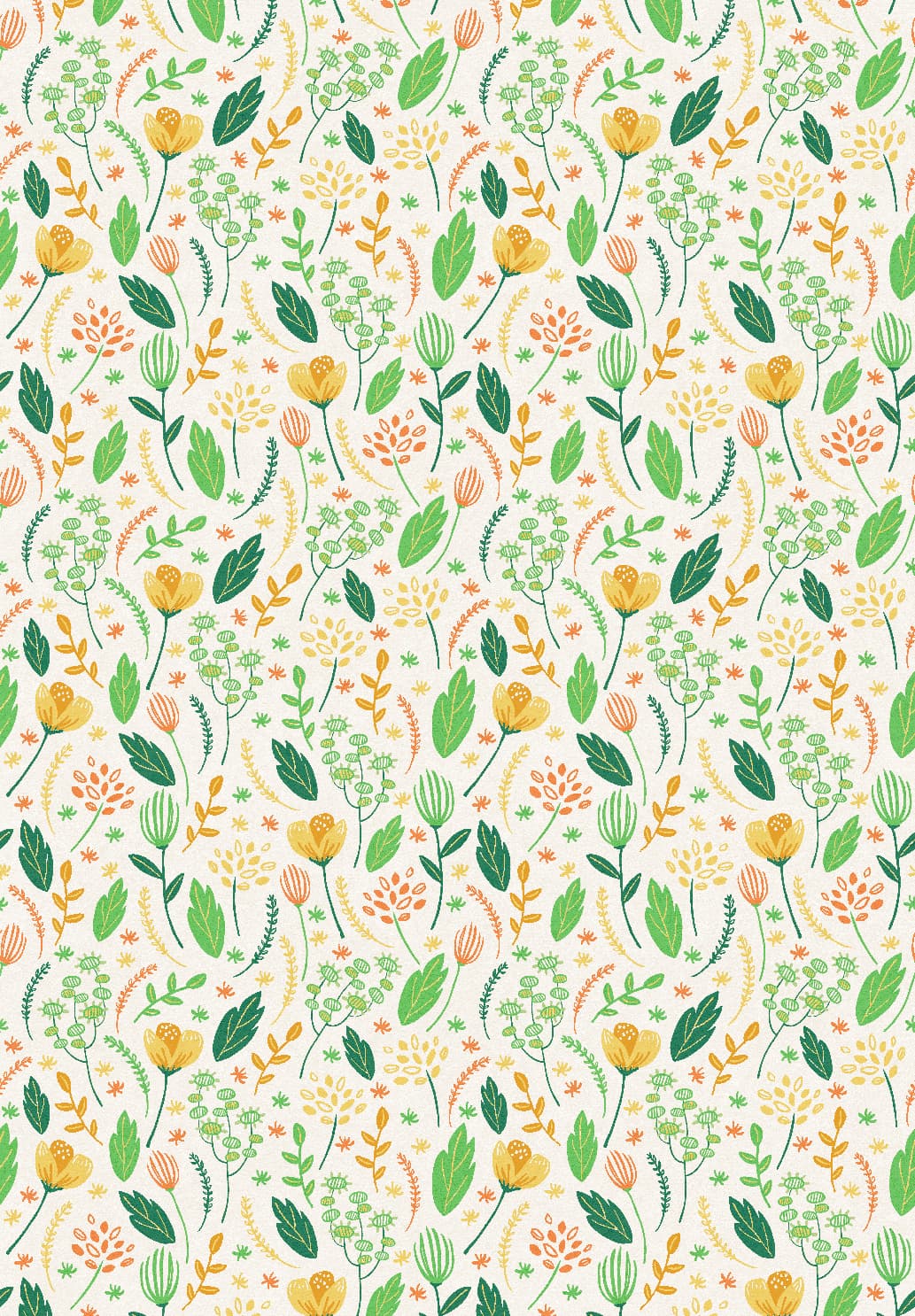 Wiltonmatta - Fleur (gul/grön/multi) (Storlek: 200 x 280 cm)