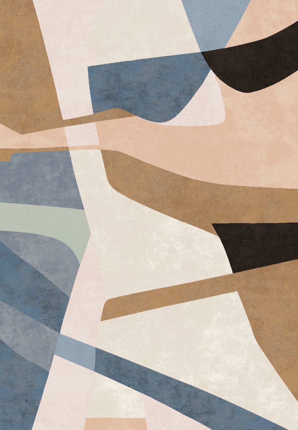 Wiltonmatta - Jean (beige/multi) (Storlek: 200 x 280 cm)