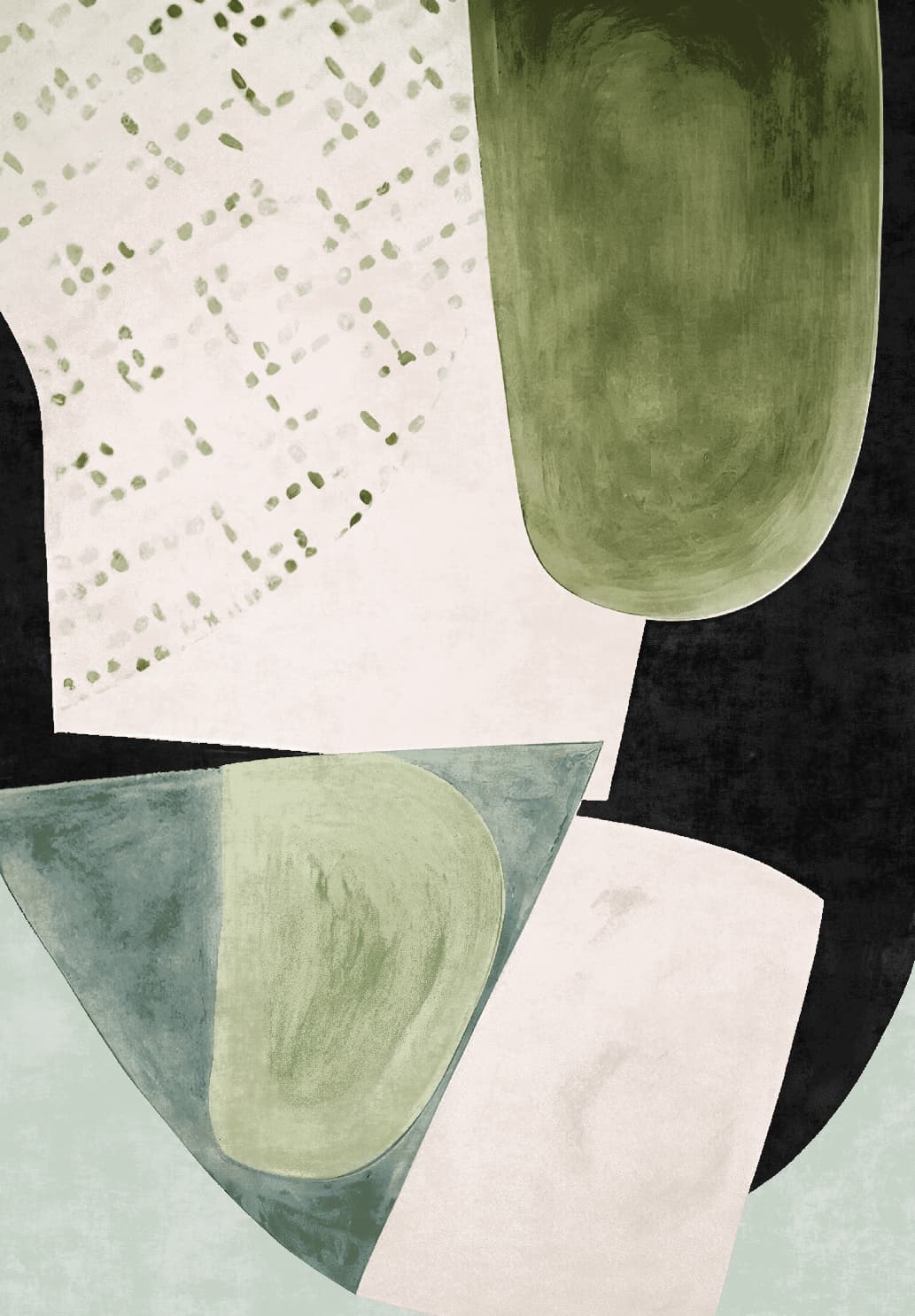 Wiltonmatta - Nell (grön/multi) (Storlek: 200 x 280 cm)