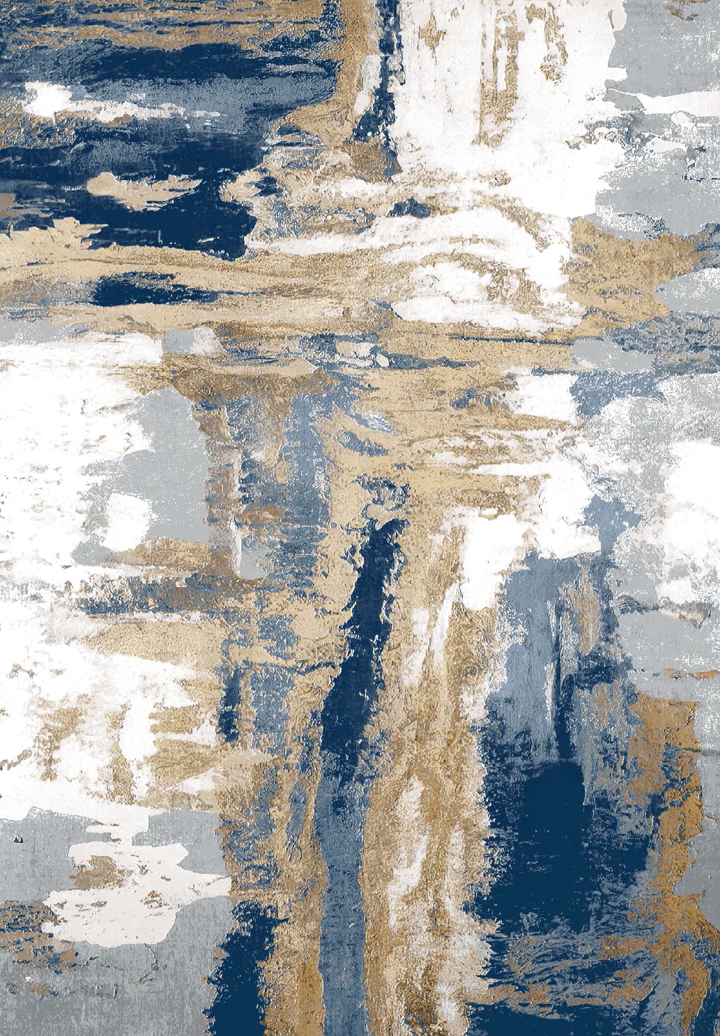 Wiltonmatta - Noa (blå/multi) (Storlek: 200 x 280 cm)