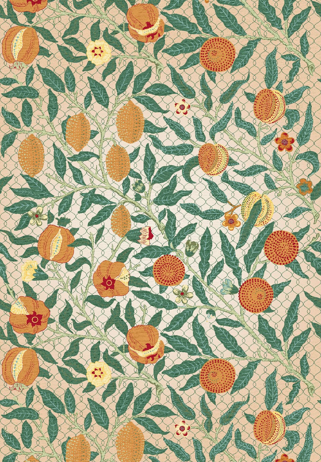 Wiltonmatta - Cosette (orange/multi) (Storlek: 160 x 230 cm)