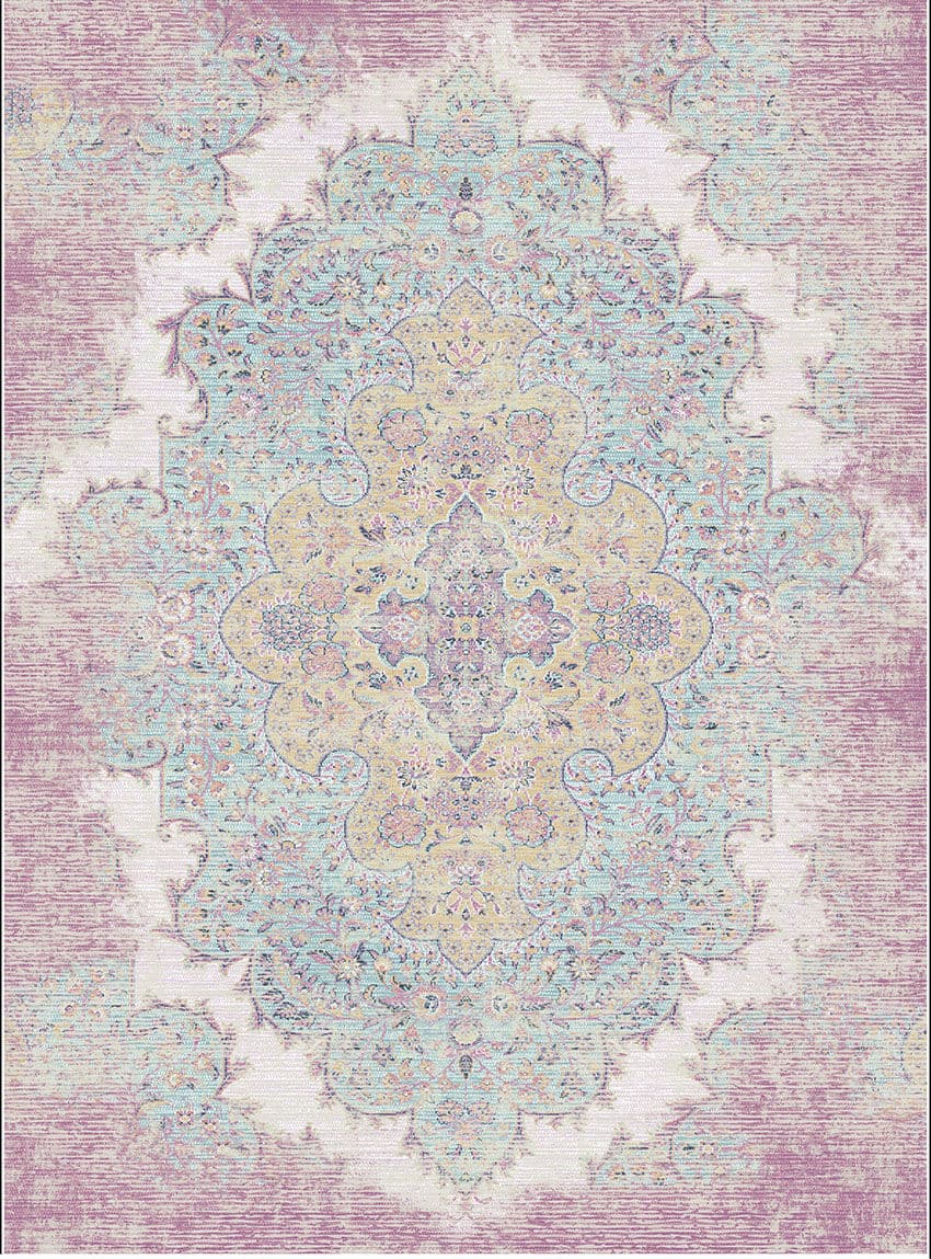 Wiltonmatta - Badem (rosa/multi) (Storlek: 60 x 120 cm)