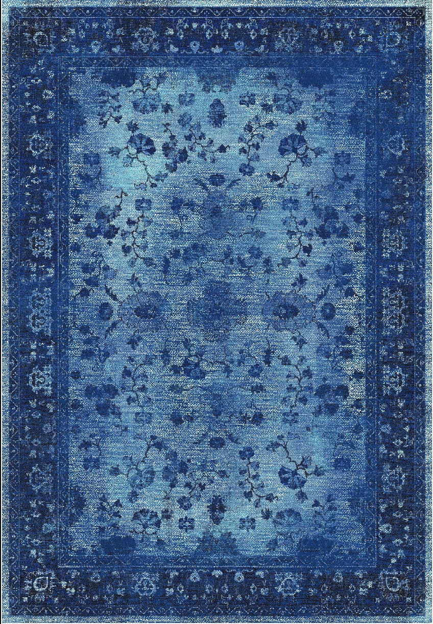 Wiltonmatta - Gombalia (blå) (Storlek: 200 x 280 cm)