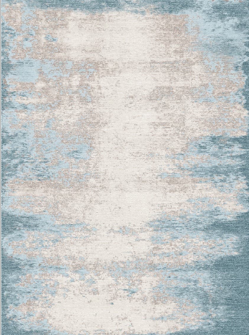 Wiltonmatta - Zarzi (blå) (Storlek: 200 x 280 cm)