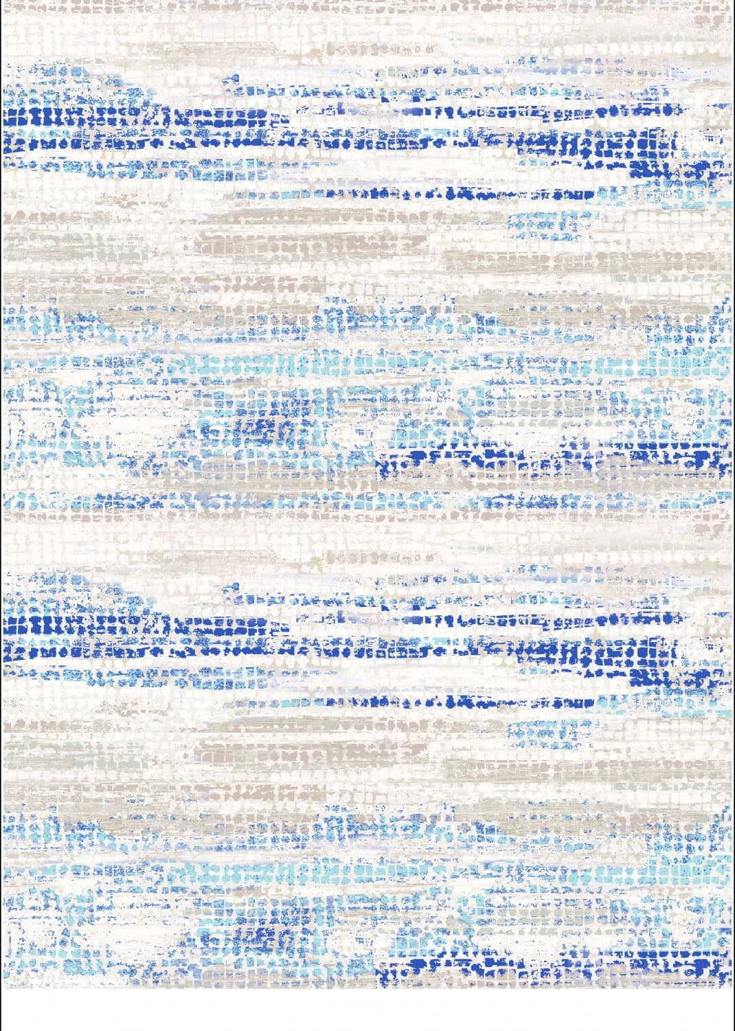 Wiltonmatta - Yafran (blå) (Storlek: 200 x 280 cm)