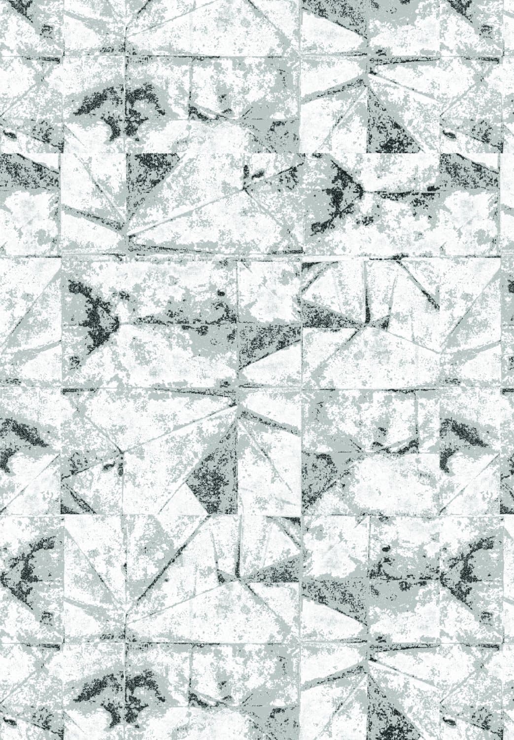 Wiltonmatta - Hakari (grå) (Storlek: 160 x 230 cm)