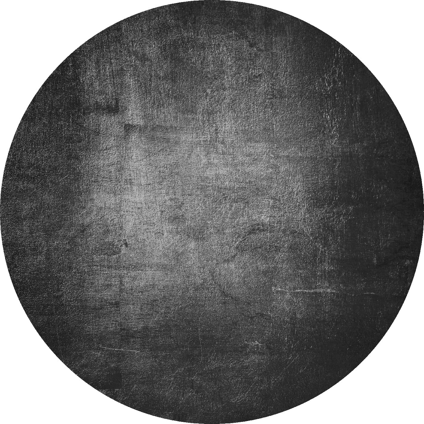 Rund matta - Serifos (mörkgrå) (Storlek: Ø 120 cm)