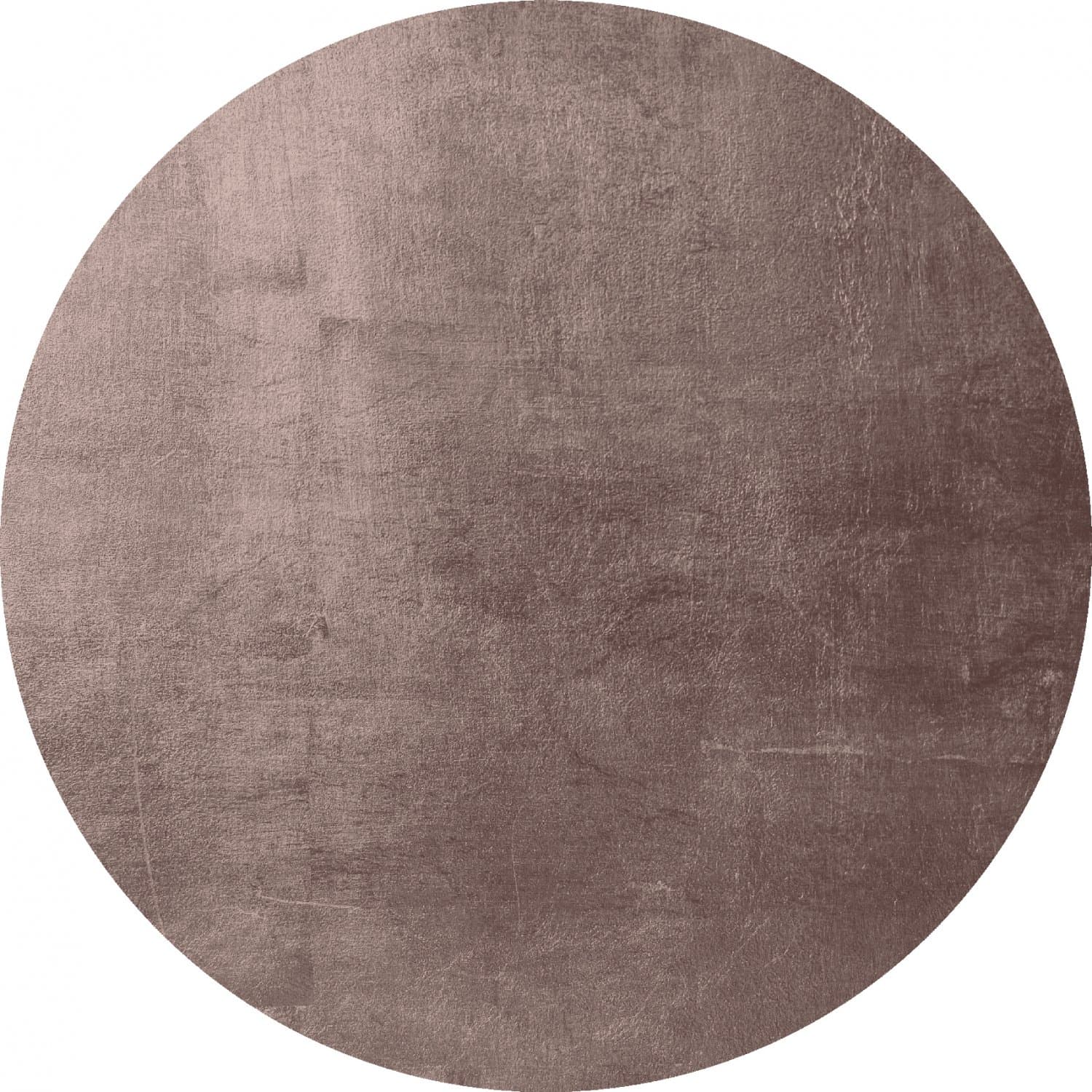 Rund matta - Artena (grå/brun) (Storlek: Ø 160 cm)
