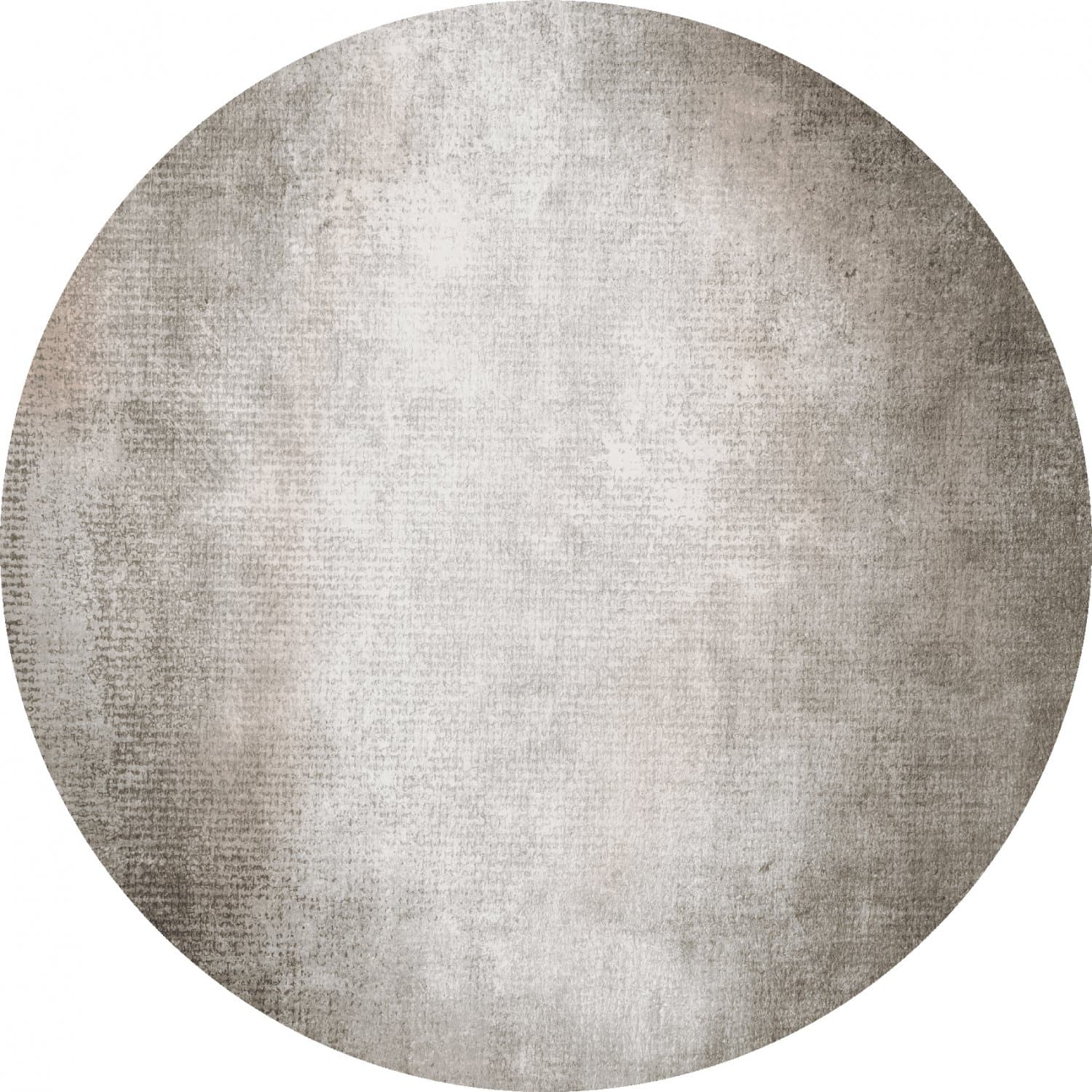 Rund matta - Riano (grå) (Storlek: Ø 240 cm)
