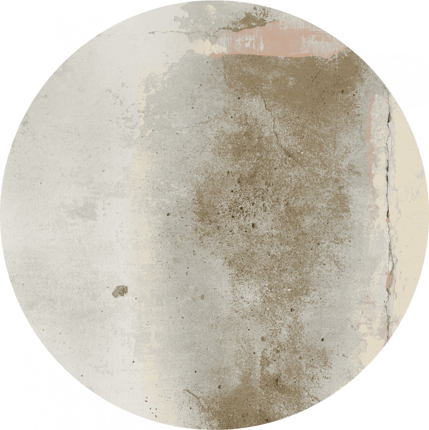 Rund matta - Aurelia (beige) (Storlek: Ø 200 cm)