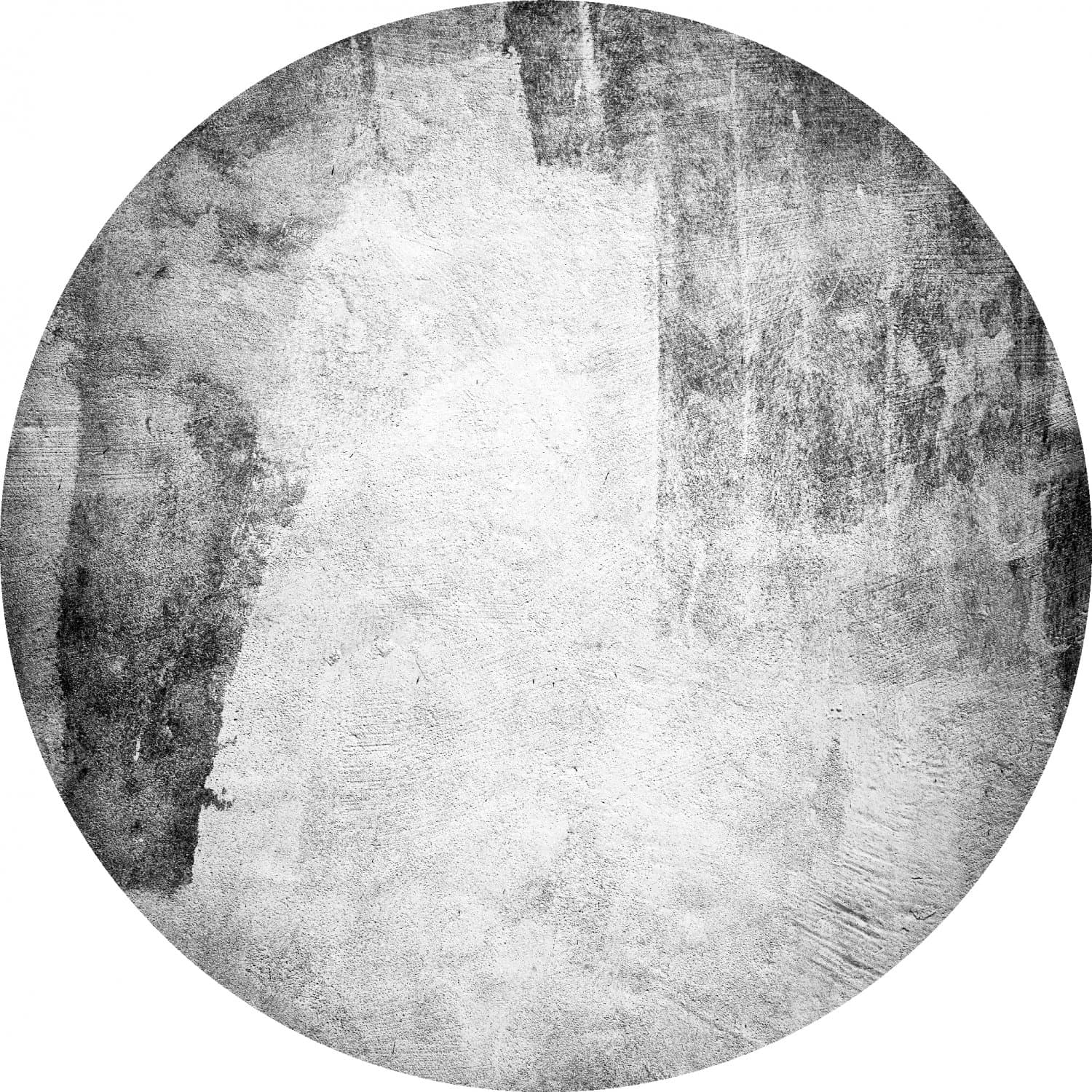 Rund matta - Esperia (grå) (Storlek: Ø 200 cm)