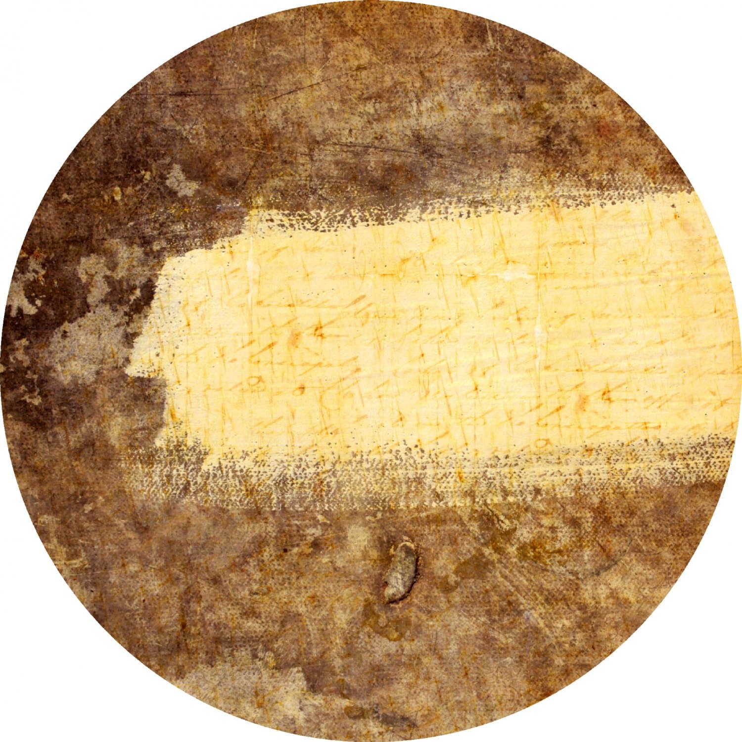 Rund matta - Agost (brun/beige) (Storlek: Ø 160 cm)